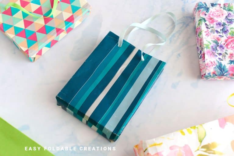 DIY Gift Bags From Wrapping Paper | Easy Foldable Creations
