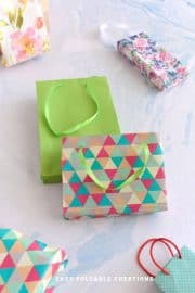 DIY Gift Bags From Wrapping Paper Easy Foldable Creations