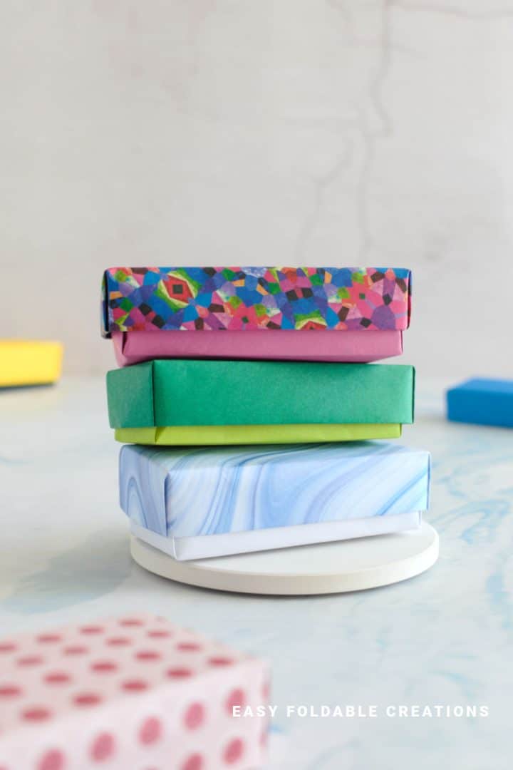 Unique Origami Box Easy Origami Boxes | Easy Foldable Creations