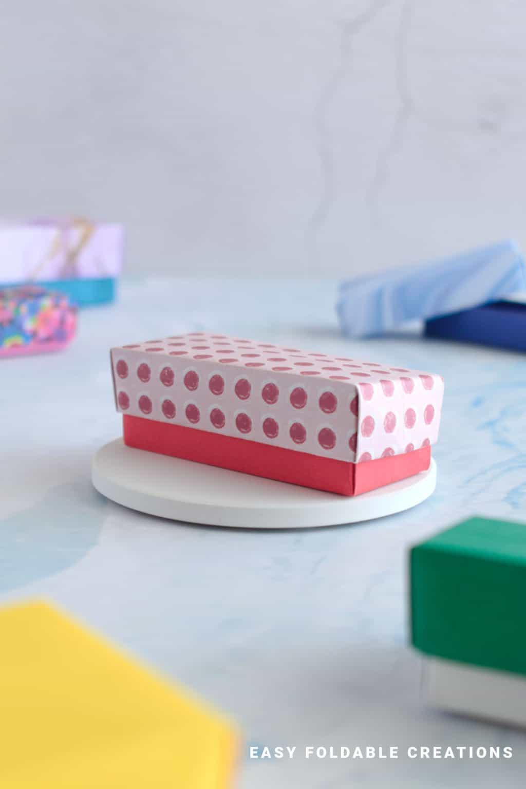Rectangle Origami Box With Lid | Easy Foldable Creations