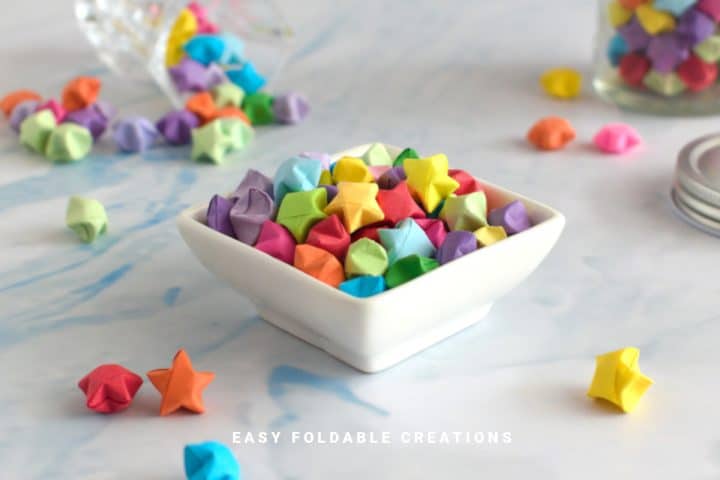 Origami Lucky Stars | Easy Foldable Creations