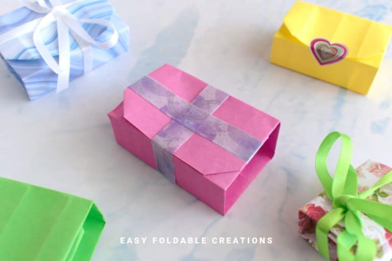 Rectangle Origami Box Easy Rectangle Origami Box | Easy Foldable Creations