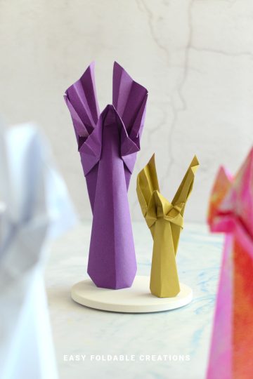 3D Origami Angel | Easy Foldable Creations