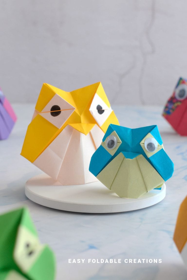 3D Origami Owl | Easy Foldable Creations