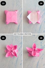 Water Lily Origami Flower | Easy Foldable Creations