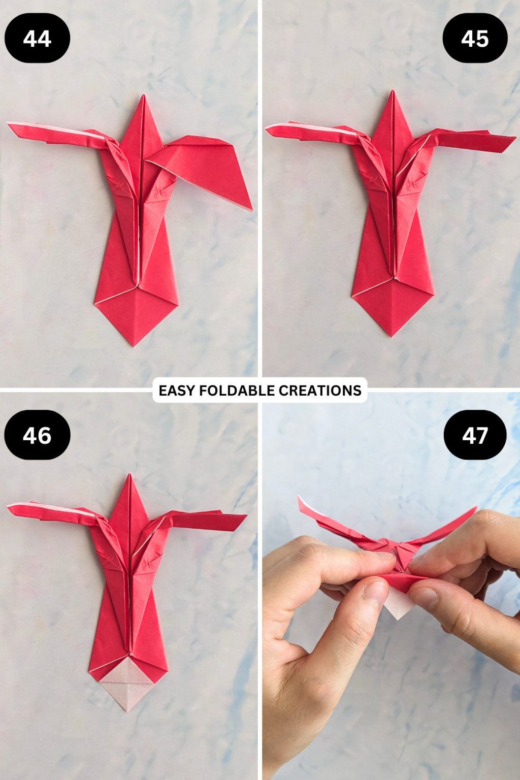 3D Origami Angel | Easy Foldable Creations