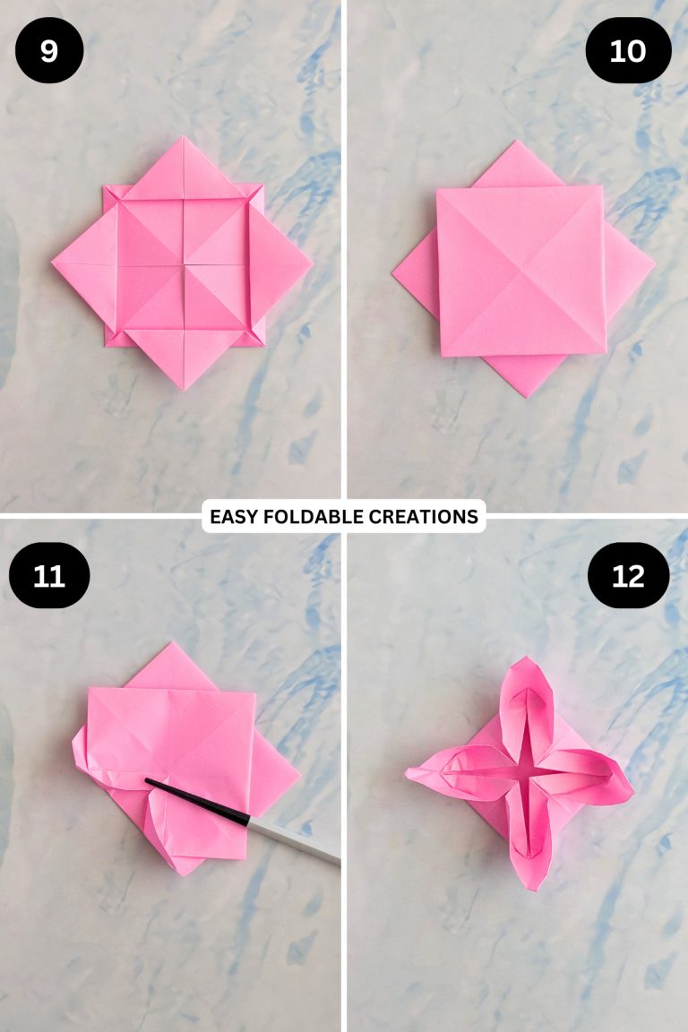 Water Lily Origami Flower | Easy Foldable Creations