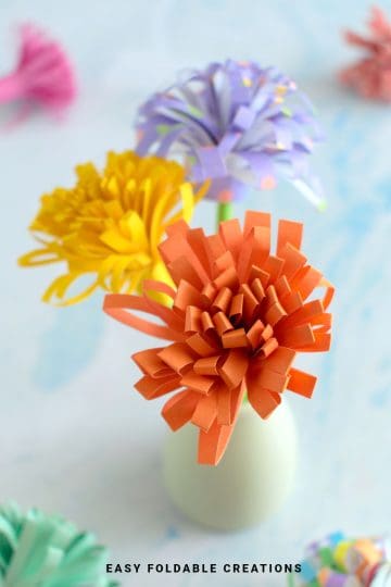 DIY Paper Flower Bouquet | Easy Foldable Creations