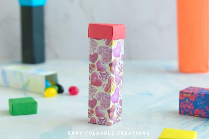 Rectangle Origami Box Easy Tall Rectangle Origami Box With Lid | Easy Foldable Creations