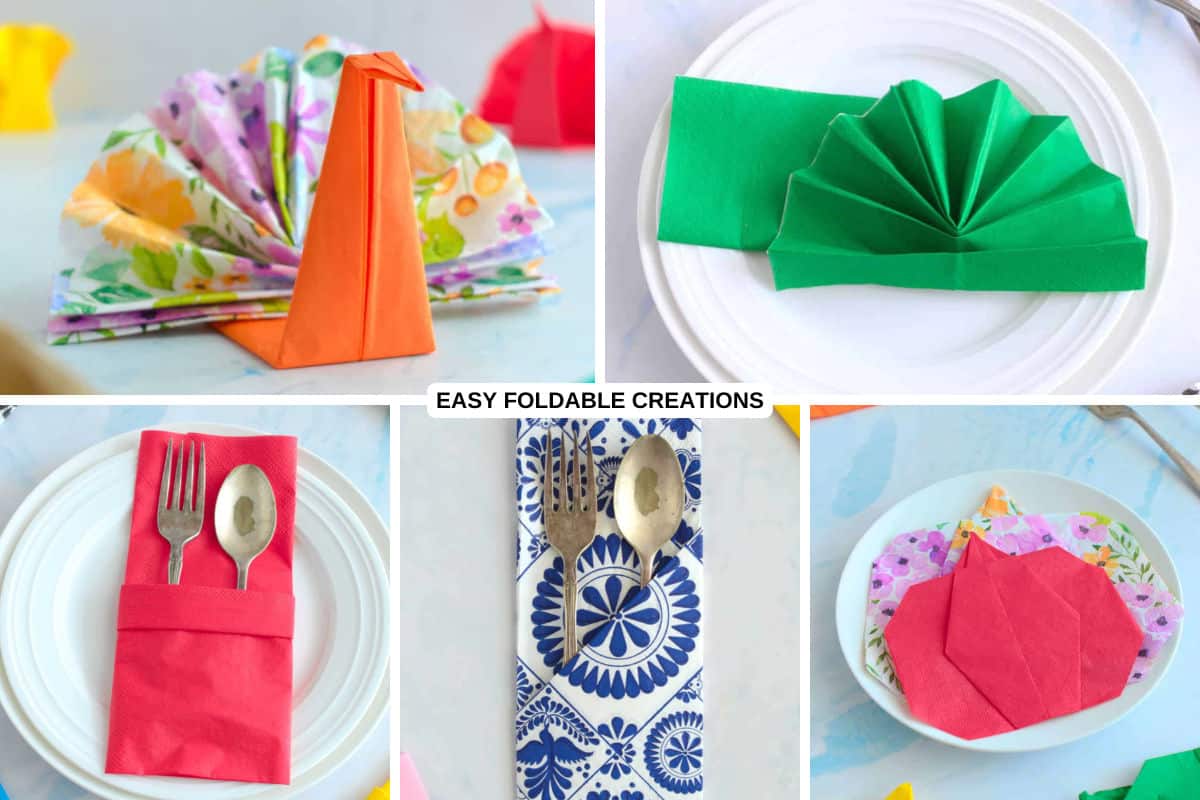 Thanksgiving napkin folds.