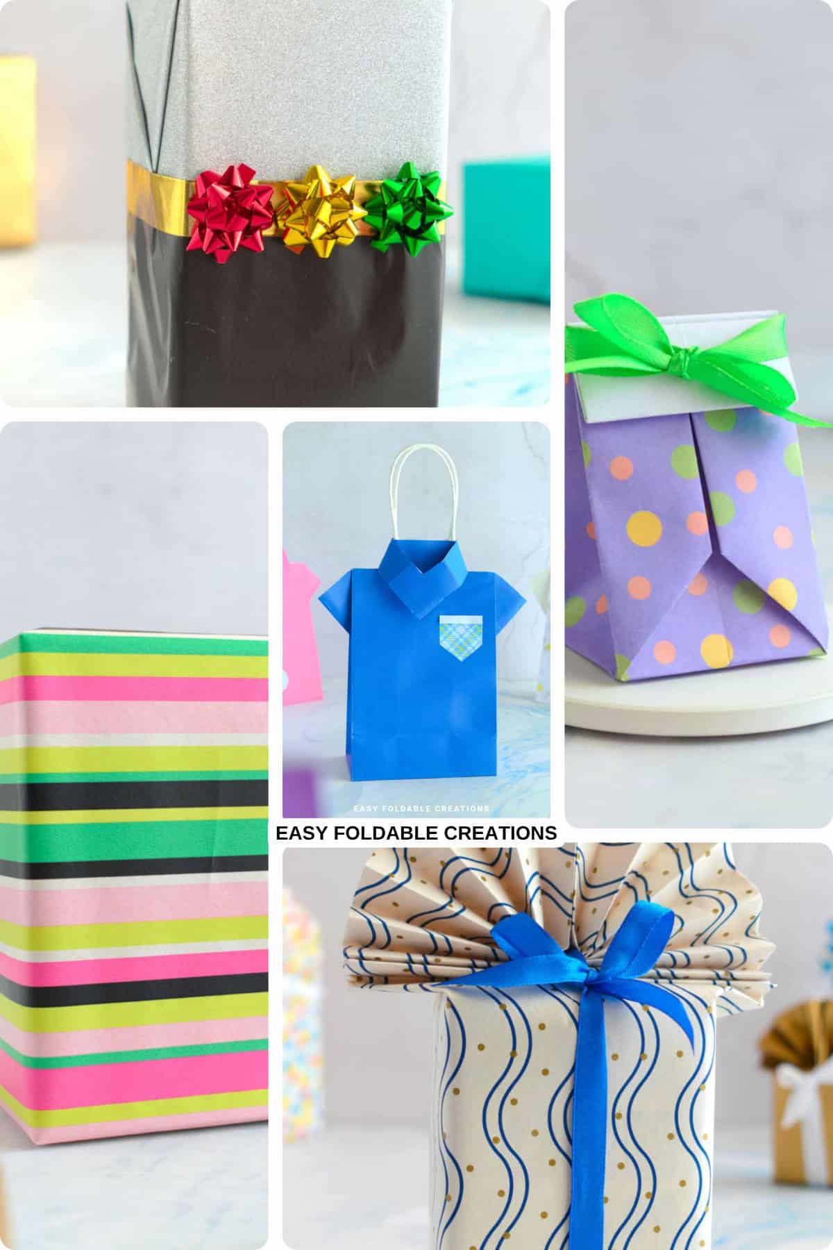 Easy gift wrapping ideas.