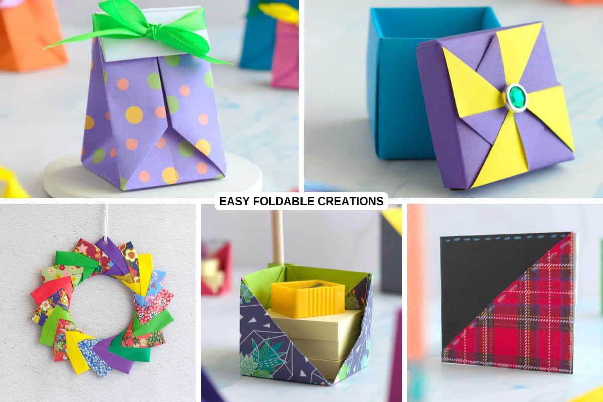 Origami projects.