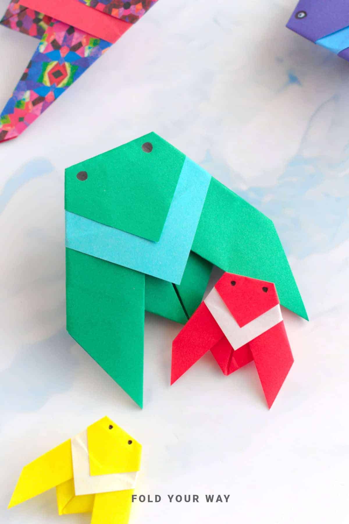 Origami cicadas.
