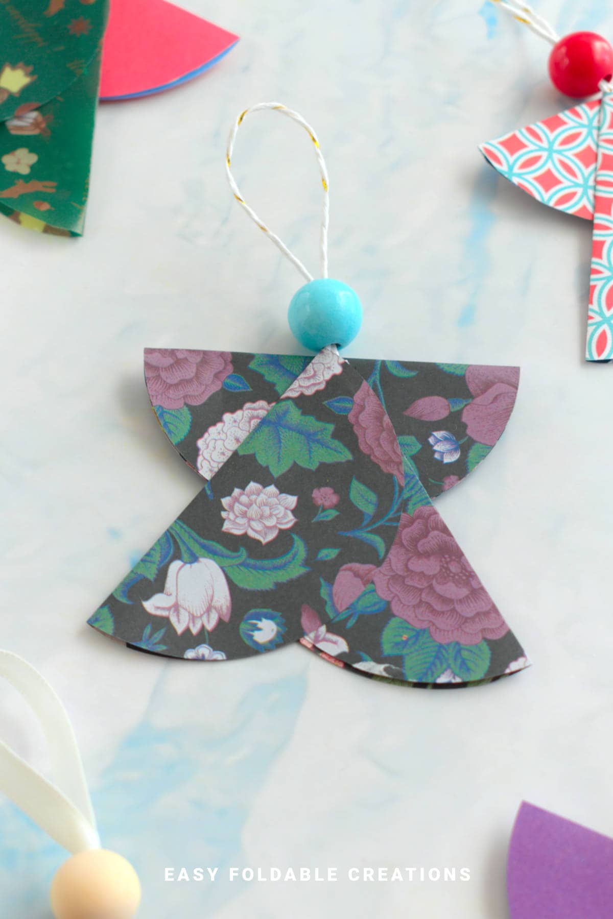 DIY paper angel.