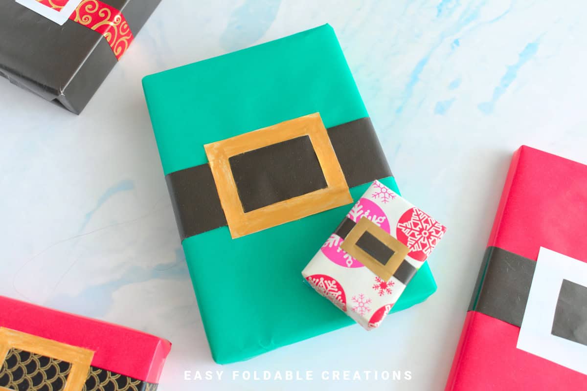 Santa Christmas wrapping.