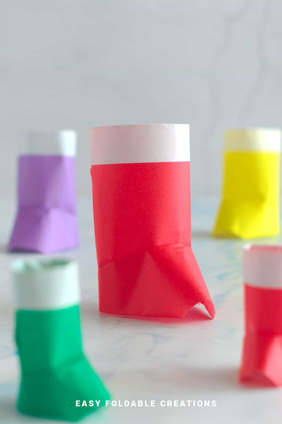 Origami stocking.