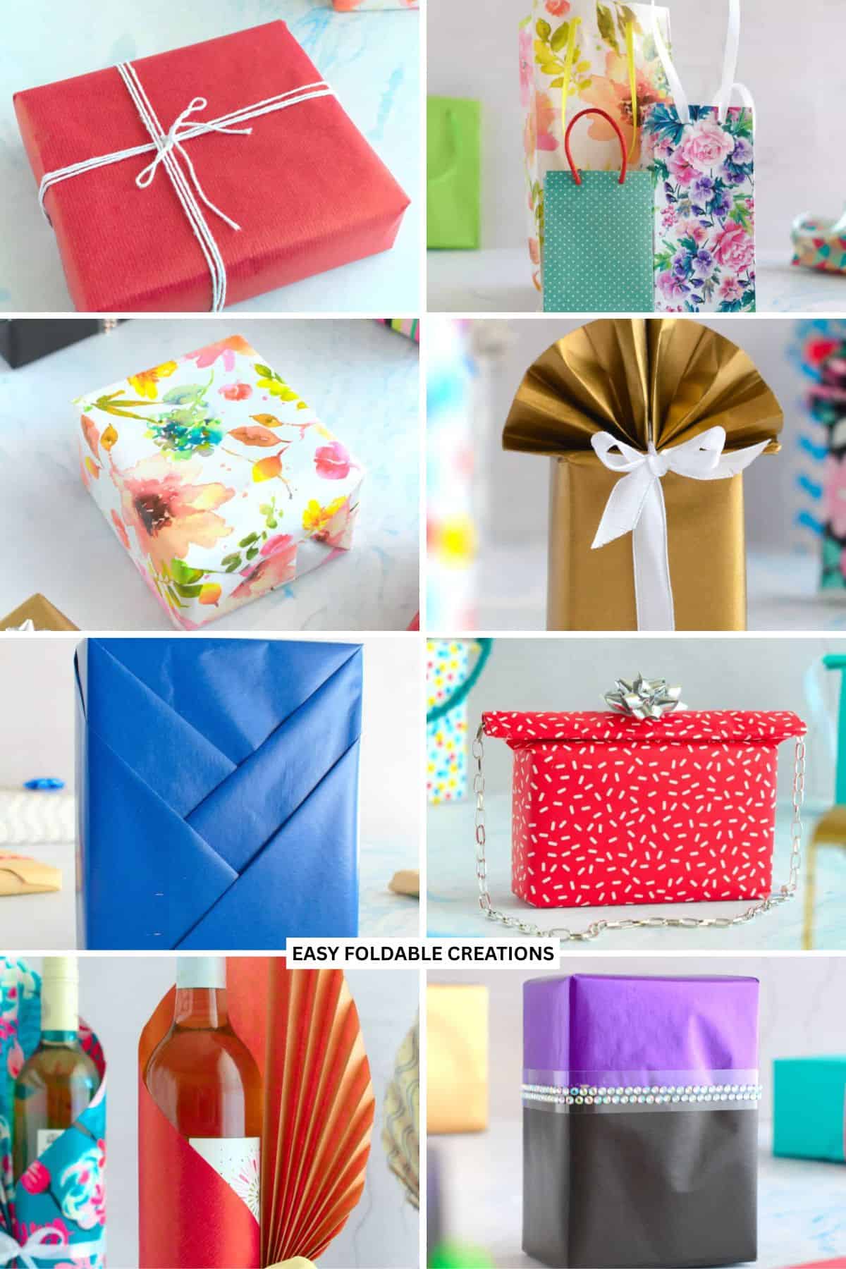 Gift wrapping ideas.