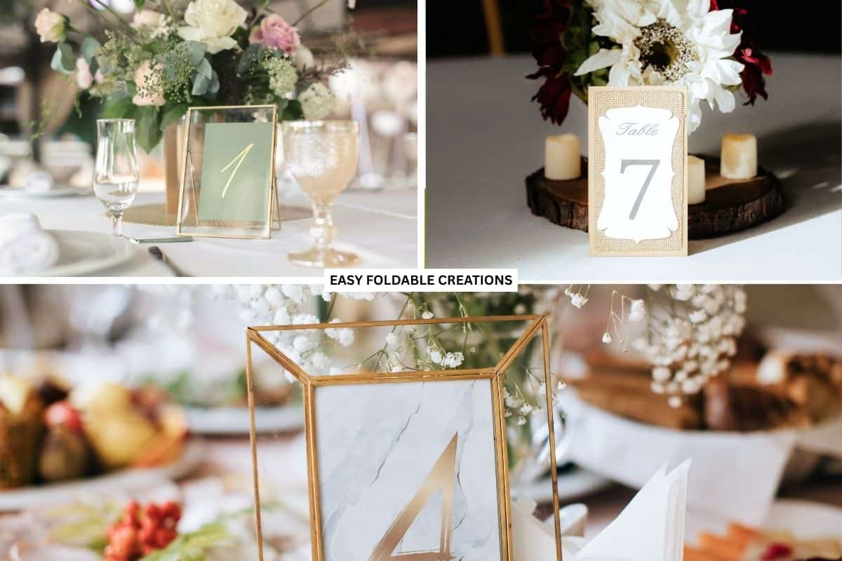 Collection of table numbers.
